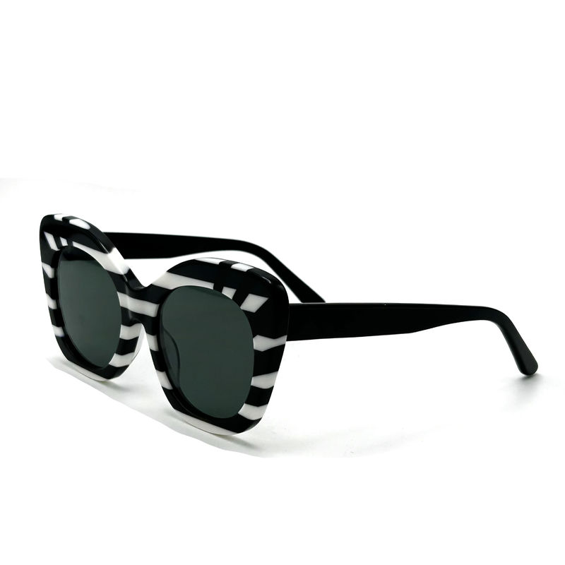 Kacamata Mata Square Acetate Frame Sunglasses untuk Wanita 100% Perlindungan UV-model AS104,kacamata hitam OEM Factory