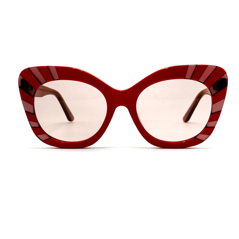 Kacamata Mata Square Acetate Frame Sunglasses untuk Wanita 100% Perlindungan UV-model AS104,kacamata hitam OEM Factory