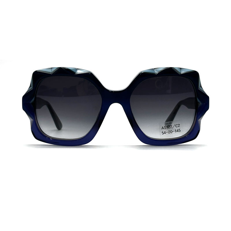 Kacamata Matahari Frame Asetat Dengan Gaya Modern √ Model AS122 - CR 39 100% Perlindungan UV, pabrik ODM/OEM