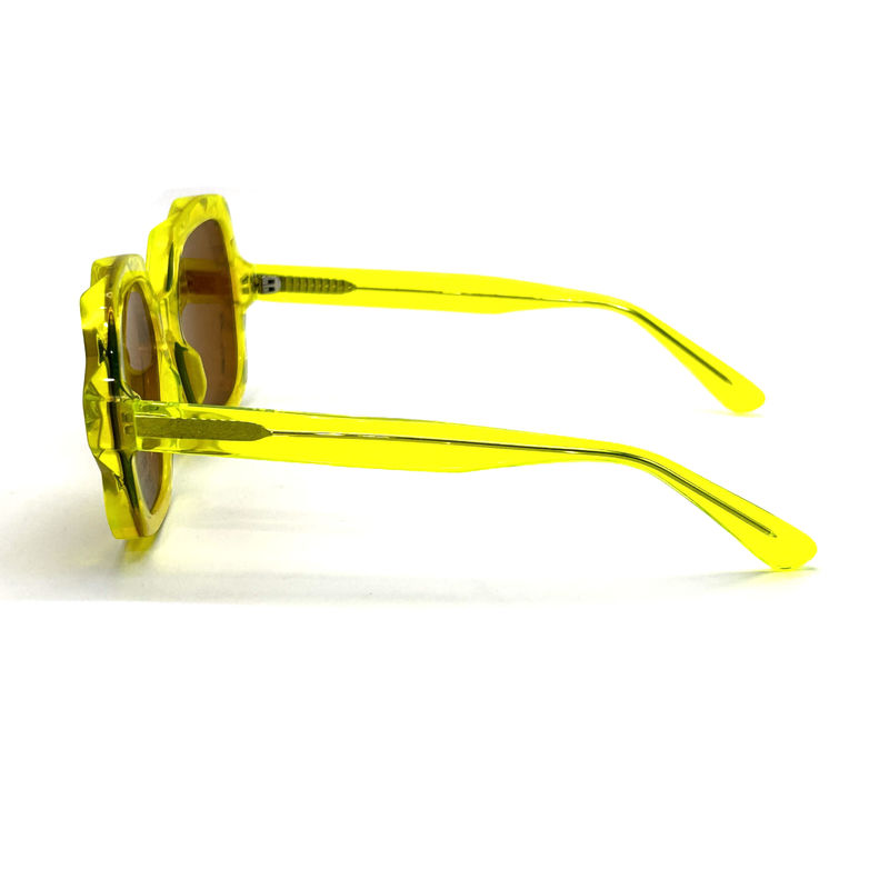 Kacamata Matahari Frame Asetat Dengan Gaya Modern √ Model AS122 - CR 39 100% Perlindungan UV, pabrik ODM/OEM