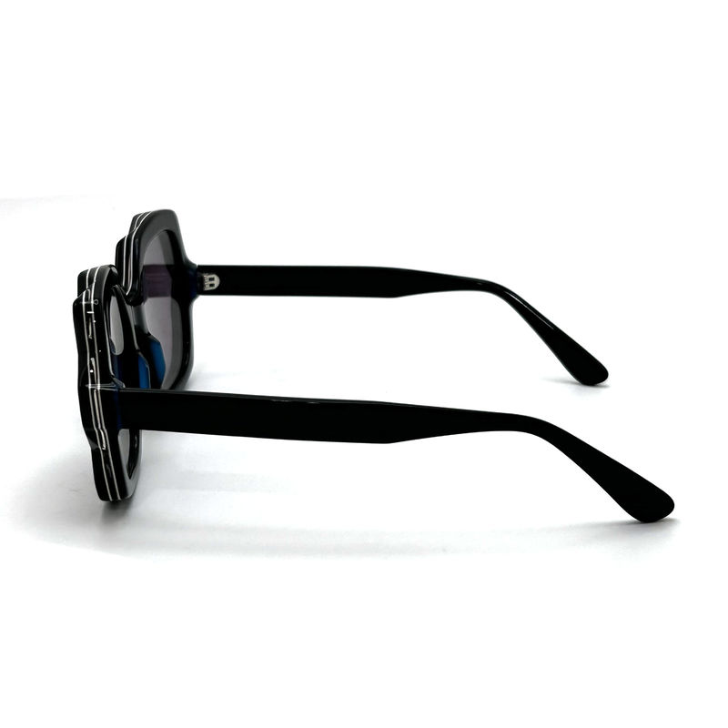 Kacamata Matahari Frame Asetat Dengan Gaya Modern √ Model AS122 - CR 39 100% Perlindungan UV, pabrik ODM/OEM