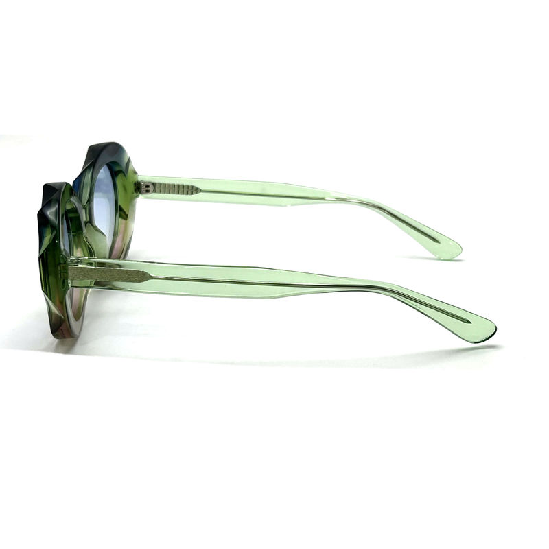 Acetate Frame Sunglasses dengan 100% Perlindungan UV-AS123, ODM/OEM Customerzied Kacamata Pabrik