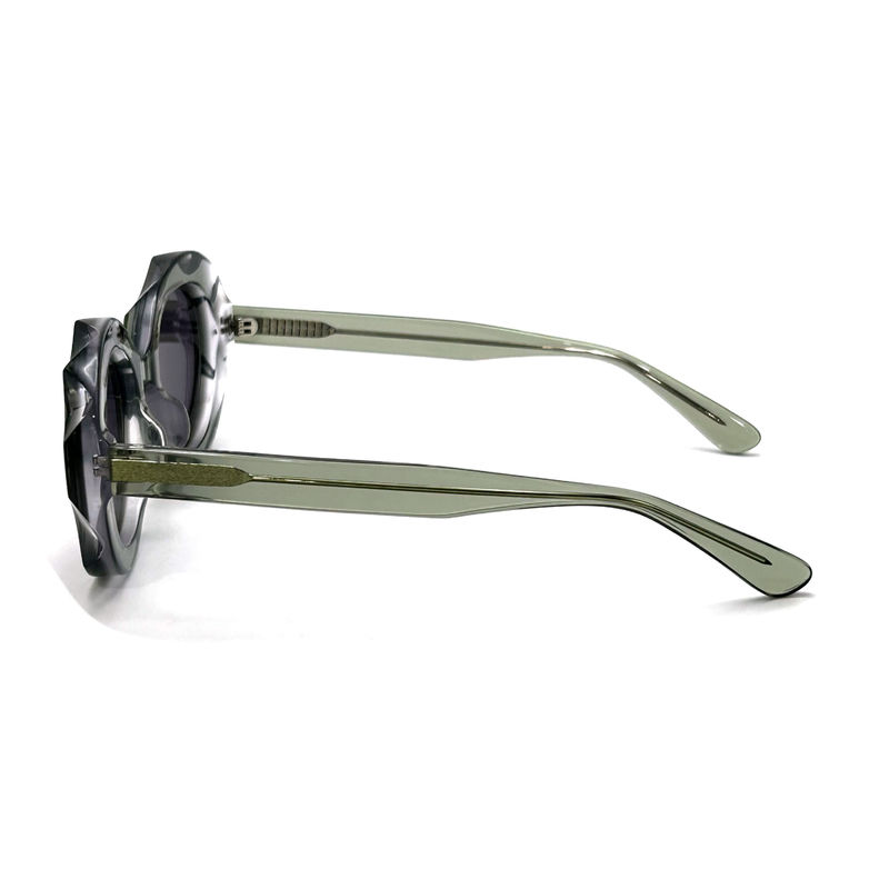 Acetate Frame Sunglasses dengan 100% Perlindungan UV-AS123, ODM/OEM Customerzied Kacamata Pabrik