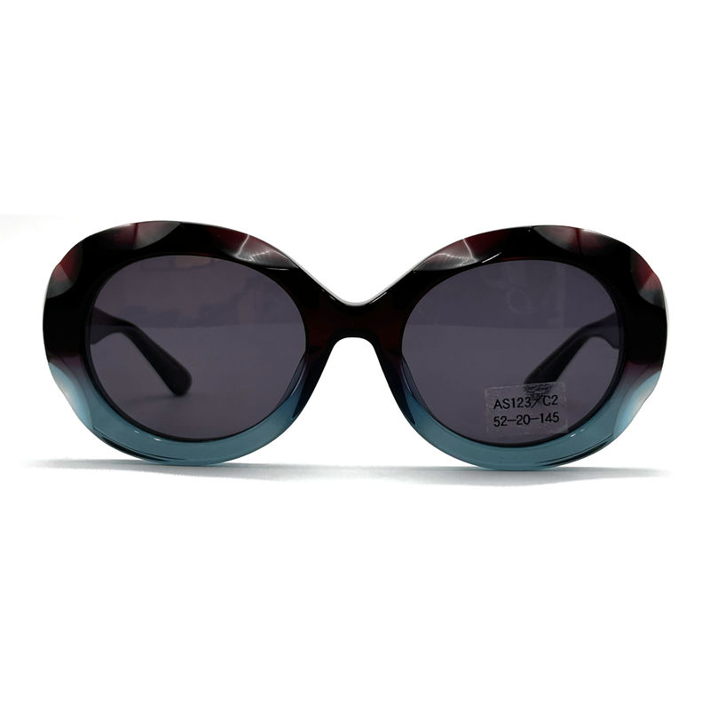 Acetate Frame Sunglasses dengan 100% Perlindungan UV-AS123, ODM/OEM Customerzied Kacamata Pabrik
