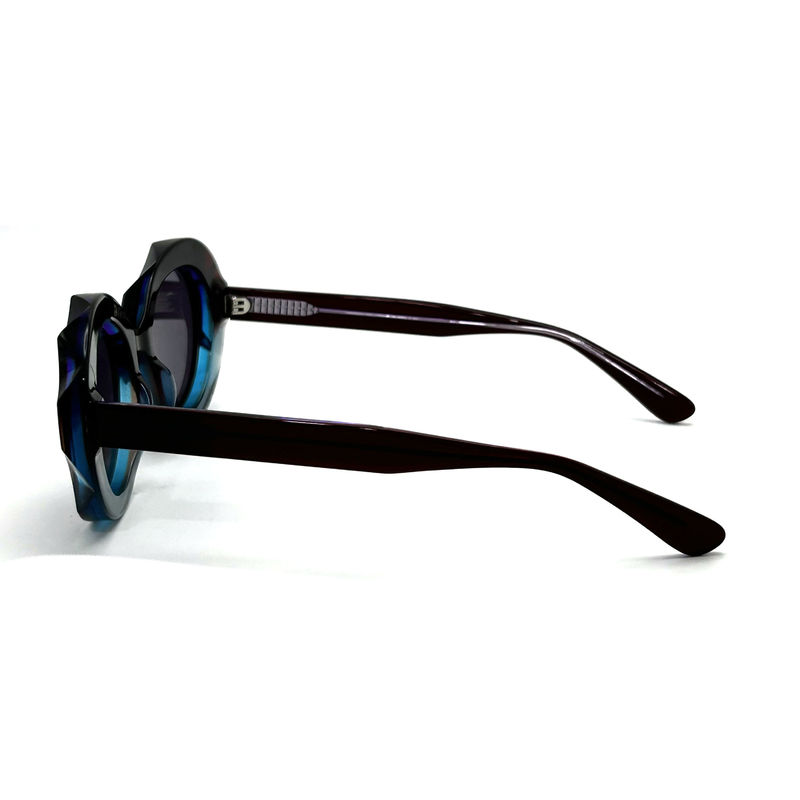 Acetate Frame Sunglasses dengan 100% Perlindungan UV-AS123, ODM/OEM Customerzied Kacamata Pabrik