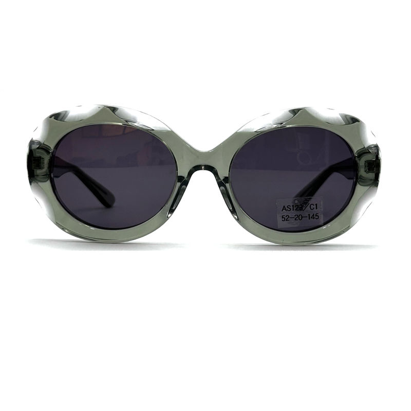 Acetate Frame Sunglasses dengan 100% Perlindungan UV-AS123, ODM/OEM Customerzied Kacamata Pabrik