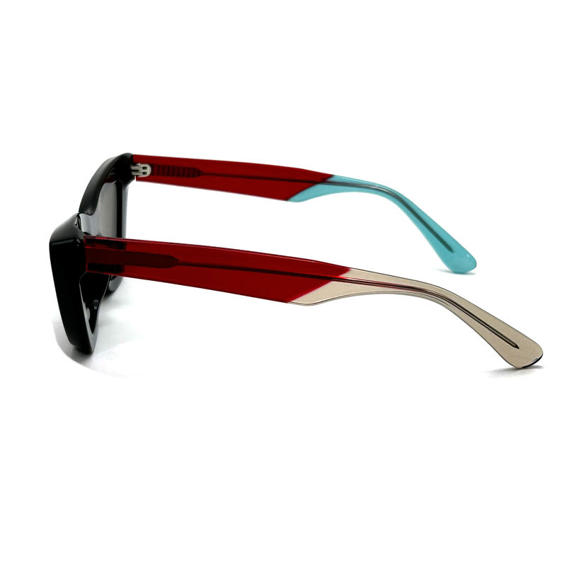 Acetate Sheet Butterfly Eye Shape Acetate Frame Kacamata Matahari-model AS076,Disesuaikan / OEM Kacamata Matahari Factory