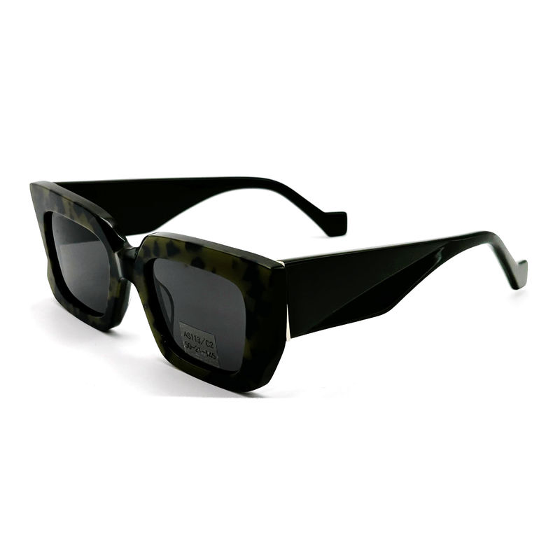 Model AS113 Acetate Frame Sunglass untuk Pria dengan 100% Perlindungan UV,Sunglass OEM Manufacturer