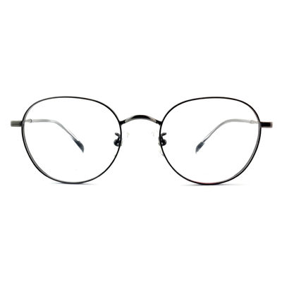 Harga yang bagus FM2571 Kacamata optik stainless Frame, Unisex Full Rim Round Frame on line