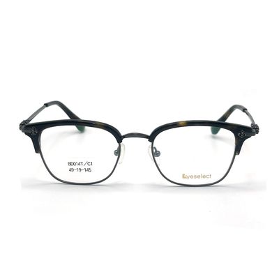 Harga yang bagus BD014 Square Acetate Metal Frame tersedia dalam 145mm Temple Length on line
