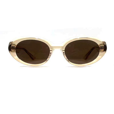 Harga yang bagus Acetate Frame Sunglasses Fashion Oval Eye Shape dan Classic Frame Style-model AS075,Sunscreen Manufactory OEM/ODM on line