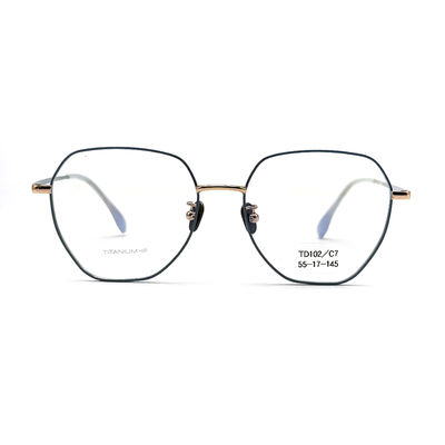 Harga yang bagus TD102 Modern Square Shape Titanium Optical Frame Ringan Desain Nyaman on line