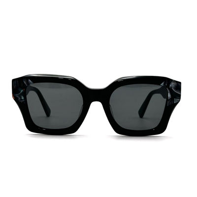 Harga yang bagus AS097 Kacamata hitam dengan bingkai asetat dengan lensa CR 39 Kacamata hitam wanita dengan bentuk mata yang dilindungi UV on line